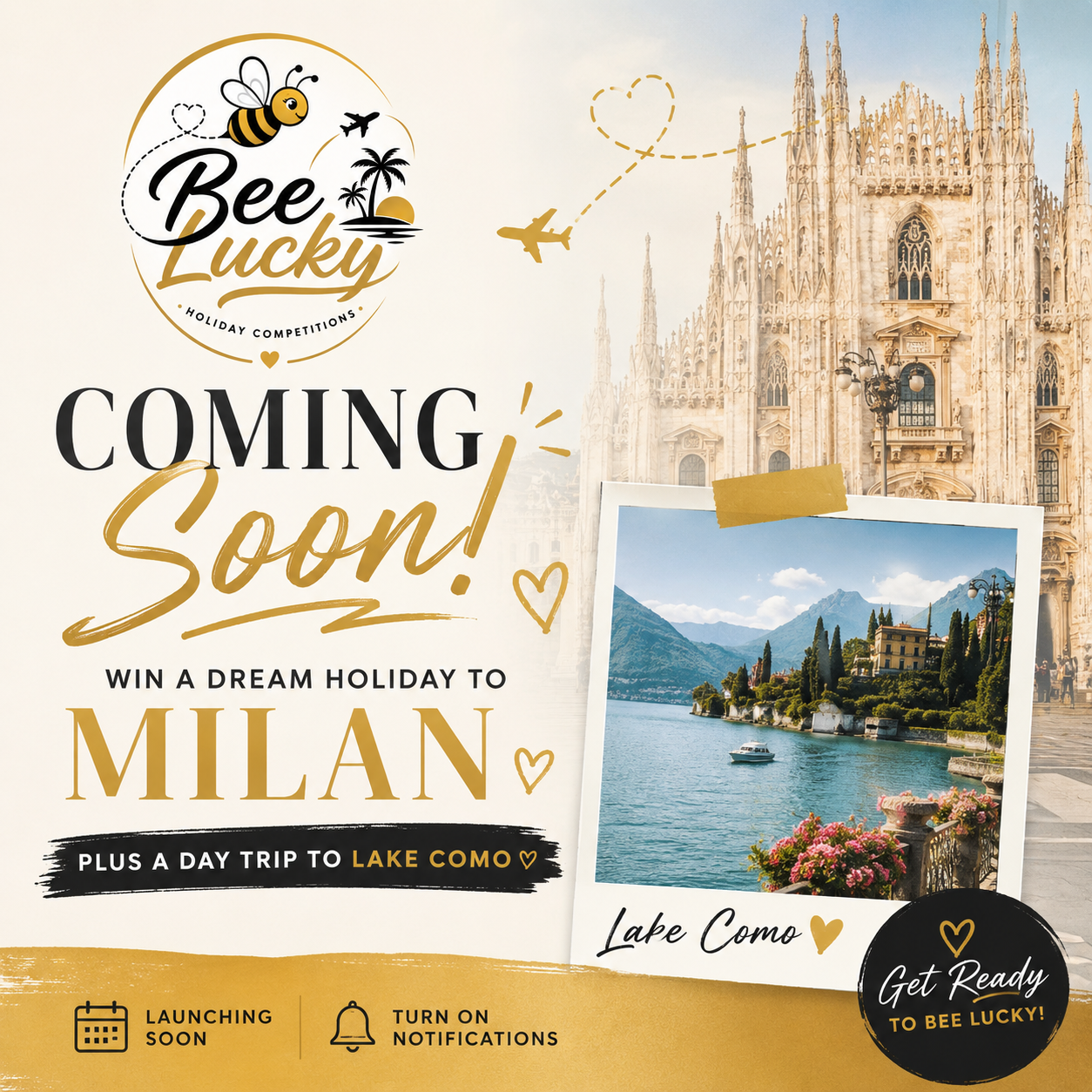 WIN A Weekend in Milan - 1/1000 Chance!